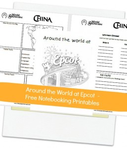 Epcot Notebooking Printables